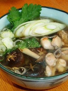 寒い日は 餡かけ鶏蕎麦で-レシピのメイン写真