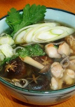 寒い日は 餡かけ鶏蕎麦で-レシピのメイン写真