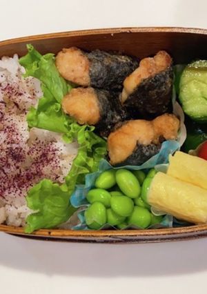 海苔巻きチキン弁当-レシピのメイン写真