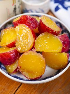 ねっとり甘い💖飴色さつまいもの蒸し甘露煮-レシピのメイン写真