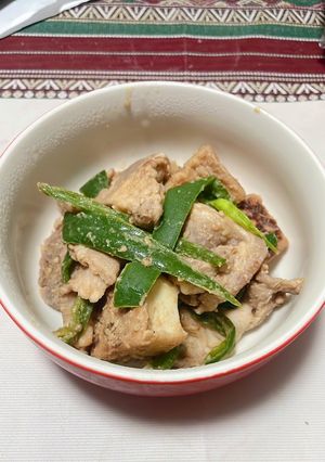 厚揚げとピーマンのゴマ味噌肉炒め-レシピのメイン写真