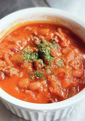 玉ねぎ切るだけの簡単チリコンカン-レシピのメイン写真