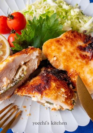 さっぱりこくうま！胸肉の梅味噌サンド焼き-レシピのメイン写真