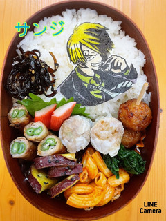 ワンピース サンジ キャラ弁オブアート-レシピのメイン写真