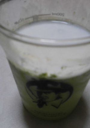抹茶ラテゼリー-レシピのメイン写真