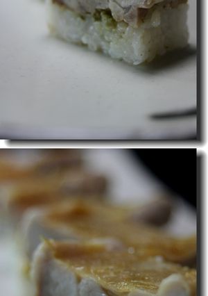 鶏と柚子胡椒の押鮨-レシピのメイン写真