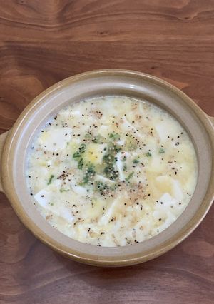 あったか♪お豆腐入り雑炊-レシピのメイン写真