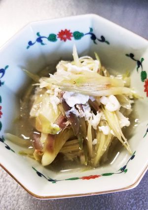 《簡単・上品》みょうがの卵白とじ-レシピのメイン写真