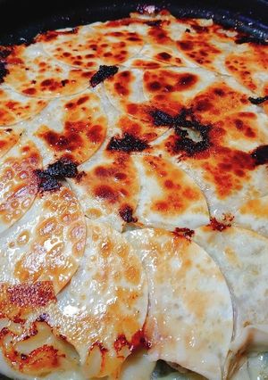 ホットプレートでジャンボ餃子風？-レシピのメイン写真