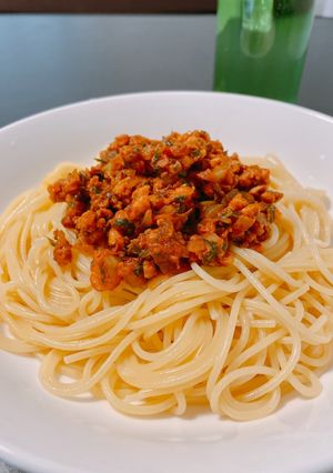 大豆ミートのボロネーゼ♩vegan-レシピのメイン写真