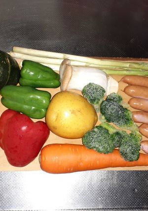 余った野菜をきっちり消費するカレー粉炒め-レシピのメイン写真