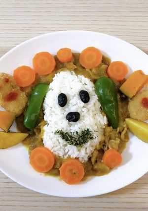 超簡単ワンワンプレート-レシピのメイン写真