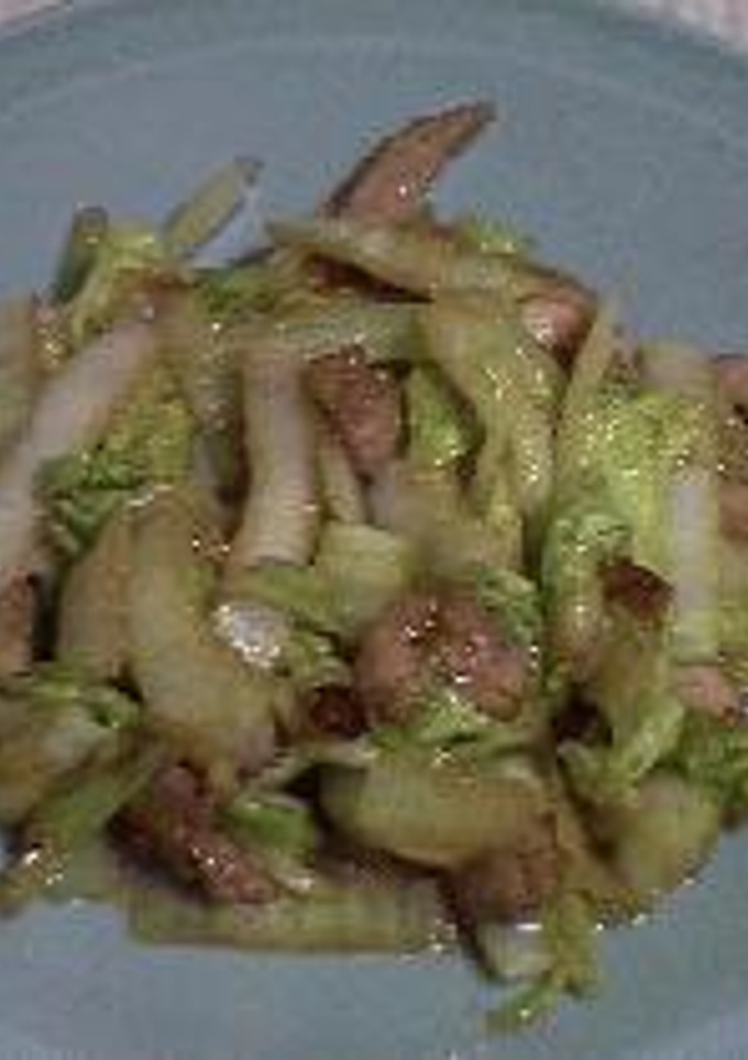 白菜と鶏肉の炒めもの-レシピのメイン写真