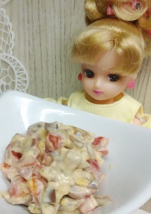 リカちゃん♡味付け卵とトマトのタルタル-レシピのメイン写真