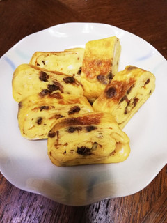 しじみの佃煮が入った玉子焼き-レシピのメイン写真