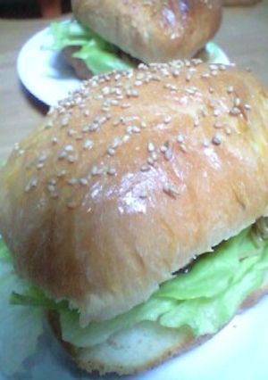 照り焼きチキンバーガー-レシピのメイン写真