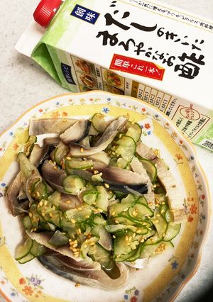 だしまろ酢で♡きゅうりとシメサバの酢の物-レシピのメイン写真