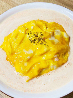 明太子クリームオムライス-レシピのメイン写真