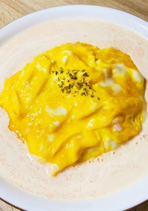 明太子クリームオムライス-レシピのメイン写真
