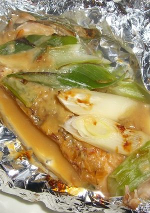 簡単♪鮭のホイル焼き～味噌バージョン～-レシピのメイン写真