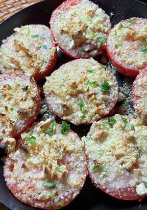 完熟トマトのチーズナッツグリル-レシピのメイン写真