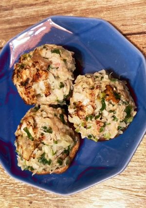 余った餃子の具で椎茸肉詰め-レシピのメイン写真