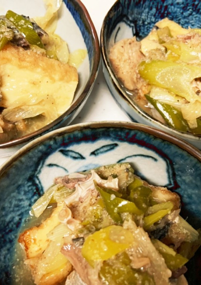鯖水煮缶と厚揚げの煮物-レシピのメイン写真
