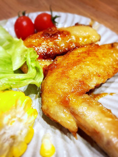 カリカリジューシーな手羽先の照り焼き♪-レシピのメイン写真