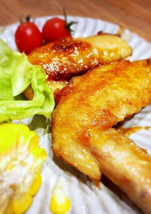 カリカリジューシーな手羽先の照り焼き♪-レシピのメイン写真