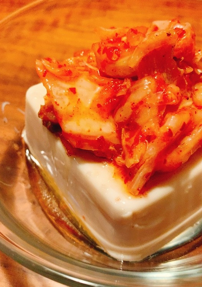 豆腐とキムチの簡単ずぼら飯-レシピのメイン写真