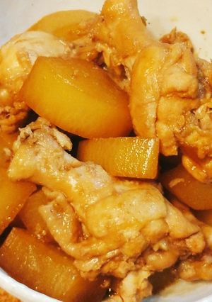 鶏手羽元と大根の味ぽん煮-レシピのメイン写真