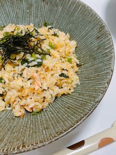 しゃけとほうれんそうのチャーハン-レシピのメイン写真