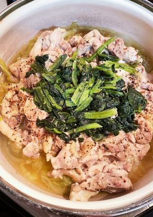 簡単♡蒸し鶏鍋-レシピのメイン写真