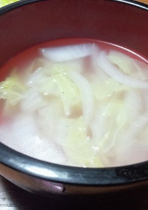 白菜のあっさりスープ-レシピのメイン写真