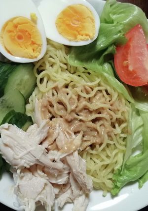 冷やし中華（家族用）-レシピのメイン写真