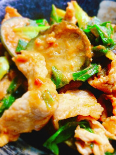 寺島なすと豚肉のピリ辛味噌だれ炒め-レシピのメイン写真