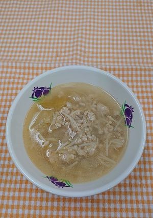 とり肉とえのきのしょうがスープ-レシピのメイン写真