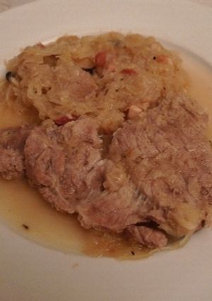 豚肉とザワークラウトの煮込み-レシピのメイン写真
