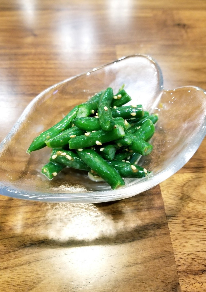 ごまドレで簡単！いんげんのごま和え-レシピのメイン写真