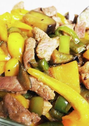 豚肉となす、ピーマンのオイスター炒め-レシピのメイン写真