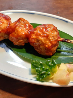赤いつくね串 梅酢トマトダレ-レシピのメイン写真