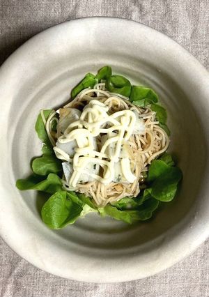 笹だよりのしそ風味そうめんサラダ-レシピのメイン写真