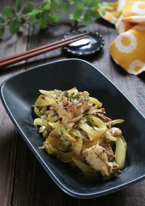 さば缶と玉ねぎのカレー風味和え-レシピのメイン写真