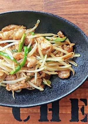 ごはんがススム★豚もやしカレー炒め-レシピのメイン写真