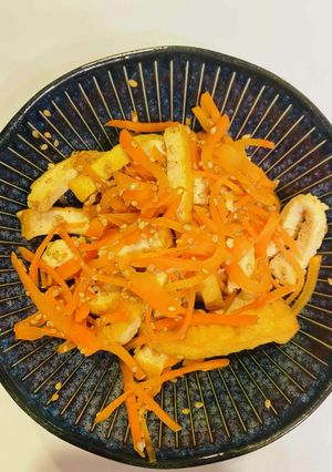 厚揚げとにんじんのきんぴら風-レシピのメイン写真