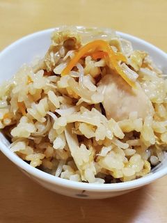 鶏肉と野菜の炊き込みご飯-レシピのメイン写真