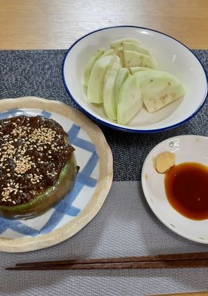 白なすの刺身&白なすの大葉みそ田楽-レシピのメイン写真