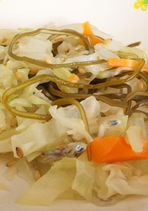 ちりめん昆布和え☆給食メニュー-レシピのメイン写真