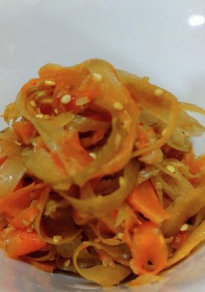 ピーラーで作る大豆のお肉入りきんぴら-レシピのメイン写真