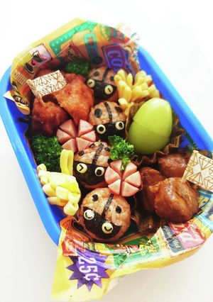 てんとう虫キャラ弁!! お弁当-レシピのメイン写真